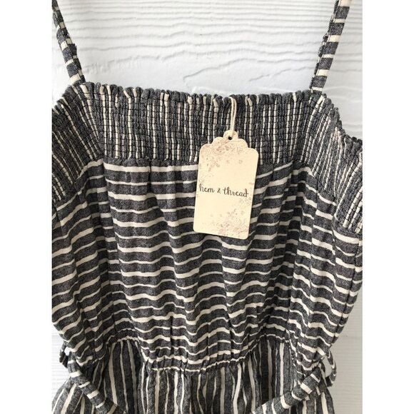 Hem & Thread Stripe Jumpsuit size small - Picture 3 of 7